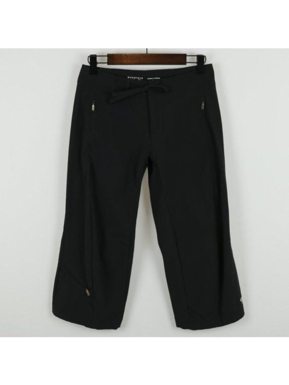 Mountain Hardwear Women's Size 2 Black Mid Rise Straight Leg Capri Hiking Pants